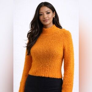 Women’s Urban Outfitters Cozy Orange Sweater